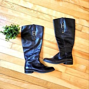 Tommy Hilfiger Leather Riding Boots